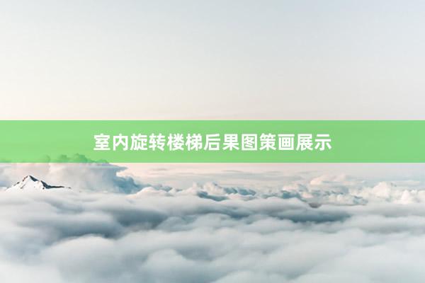 室内旋转楼梯后果图策画展示