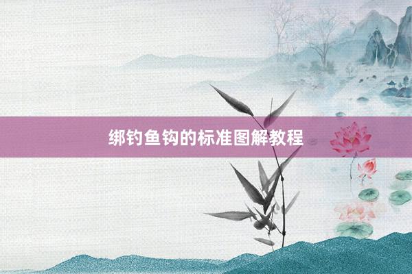 绑钓鱼钩的标准图解教程